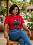 Ankara Afro Tee - Tsarin Da Ya Yanke - 2