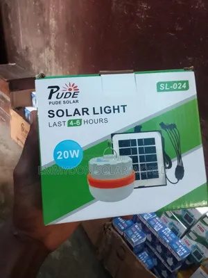 PUDE 20W Solar Light with Separate Panels