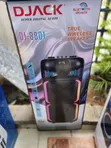 DJACK DJ-8801 Bluetooth Speaker da Mic mara waya & Fitulolin LED - 3