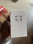 MK Shaver Socket - White, Dual Voltage - 1