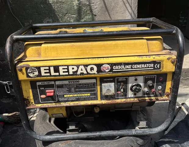 Elepaq Generator - 1kVA, Petrol, Used - 1