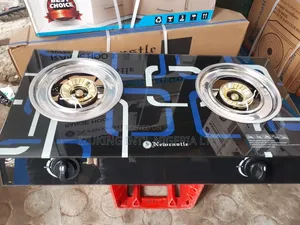 Newcastle Double Burner Gas Cooker with Auto Ignition