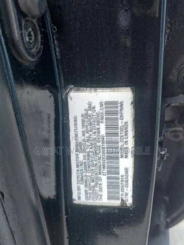 Toyota Matrix 2003 Black - 1