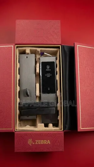 Zebra Electronic RFID Smart Lock - Matte Black