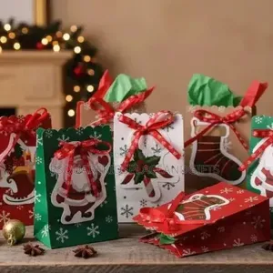 Small Christmas Theme Gift Bags (Per Dozen)