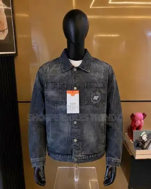 Jaket Jeans Denim Na Gargajiya Na Maza