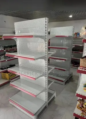Sabon Shelves ɗin Supermarket Guda Biyu