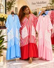 Jamila Kaftan - White Lace Pockets - 4