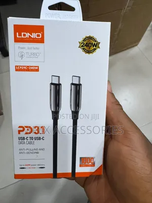 LDNIO 1000mm USB-C to USB-C Data Cable