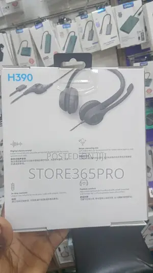 Logitech H390 Wired Headset with ANC Mic