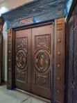 5ft x 7ft Steel Security Door with Arch - 4