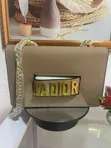 Kyautattun J'Adior Handbag Launin Taupe - 2