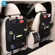 Car Back Seat Organizer - Grey Felt - 1