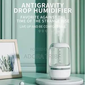 Anti Gravity Water Drop Humidifier - Pink