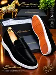 Santoni Loafers - Brown Suede Men's Shoes - 2