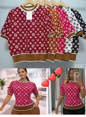 Louis Vuitton Turtleneck Sweatshirt - Pink