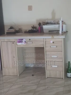 Office Table - Rectangular, Engineered Wood/MDF