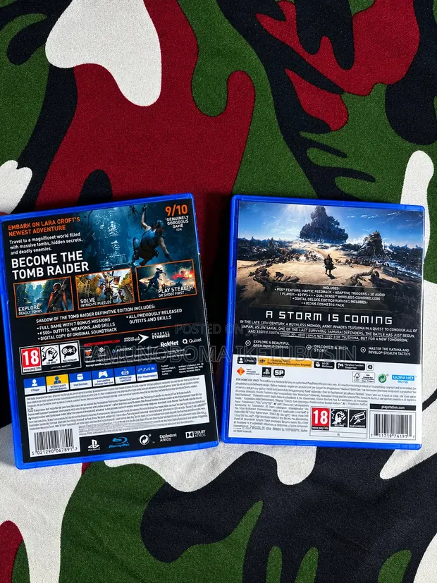 2 PS5 Games: Shadow of the Tomb Raider & Ghost of Tsushima - 1