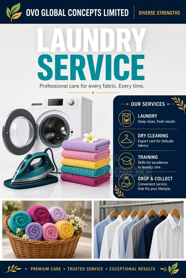 Professional Dry Cleaning & Laundry Services - 1