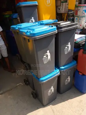 120L Mobile Wastebin Dustbin with Wheels