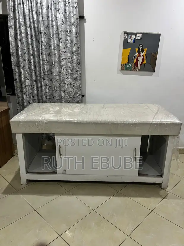 White Storage Bed Frame - 1