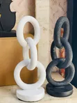 Premium Interlocking Ring Decorative Ornament - 1