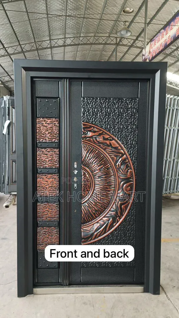 Emeka's Quality Security Cast Door - Black - 1