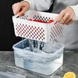3 a 1 Akwatin Ajiyar Kayan Lambu na Acrylic - 5