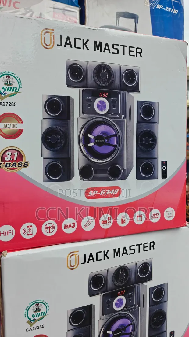 Jack Master SP6348 3.1 Channel Home Theater System - 1
