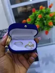 Gold Replica Wedding Ring Set - 1