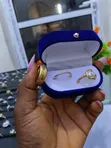 Gold Replica Wedding Ring Set - 2