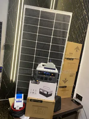 Portable Solar Generator with Panel - 700W