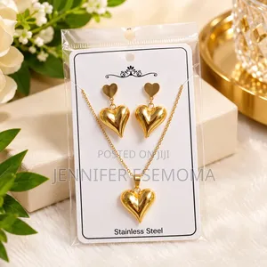 Premium Non-Tarnish Jewellery Set - Gold