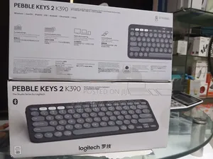 Logitech Pebble Keys 2 K390 Wireless Keyboard - Gray