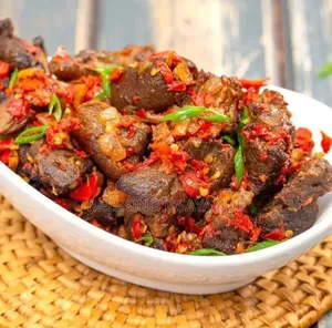 Fried Goat Meat - Ready to Eat