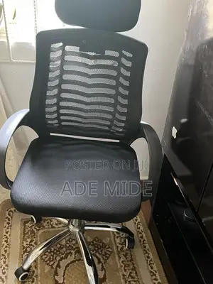 Used Office Chair - Black Mesh