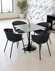 Modern 4-Seater Dining Set / Café Table - 1