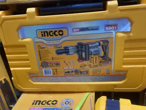 INGCO 20V Cordless Demolition Breaker/Hammer - 35mm SDS Hex