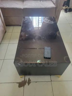 Home Interiors Center Table & TV Stand with Glass Top