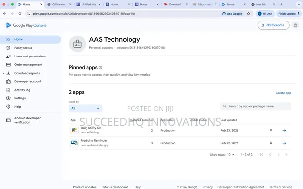 Google Play App Publishing & Developer Account Setup - 1