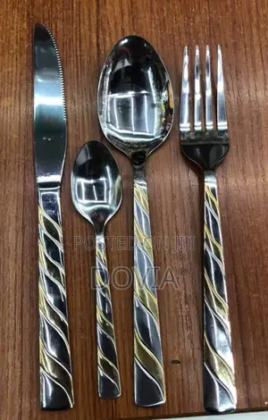 24pcs Luxury Pencil Silver Cutlery Set - Bakin Karfe