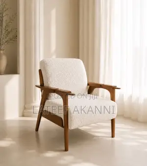 Brand New Home Interiors Wood Frame Accent Chair