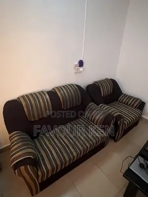 3 Seater Brown Sofa