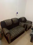 3 Seater Brown Sofa - 2