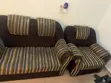 3 Seater Brown Sofa - 4
