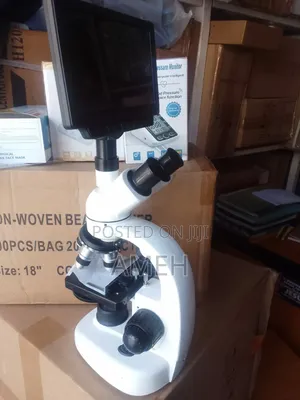 Biological Microscope with Camera Display