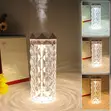 Crystal Diamond Humidifier Lamp mai Hasken Dumi - 2