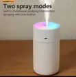 Rainbow Mini Cylinder Humidifier Mai Hasken LED - 1