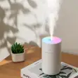 Rainbow Mini Cylinder Humidifier Mai Hasken LED - 2