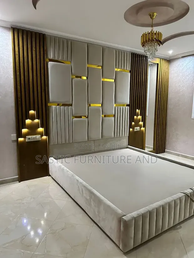Full Wall 6x6 Padded Bedframe - 1
